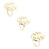 3Pcs 2.6*1.95*2.6CM Nail Art Palette Aluminum Nail Art Display Ring  for DIY Practice