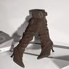Fashion Autumn Winter Women Long Boots Fashion Thin High Heel Knee High Booties Ladies Sexy Woman Mordern Boats botas de mujer