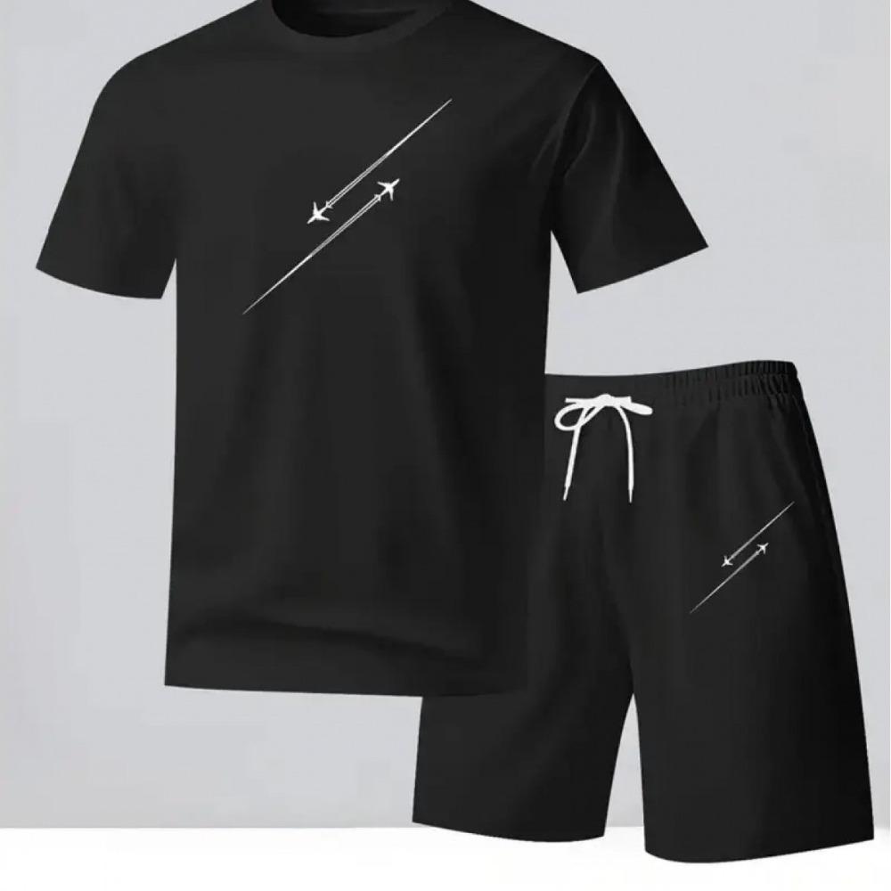 Новая мужская повседневная спортивная футболка дышащий летний наряд для спортзала пляжа или повседневной носки M 1929₽