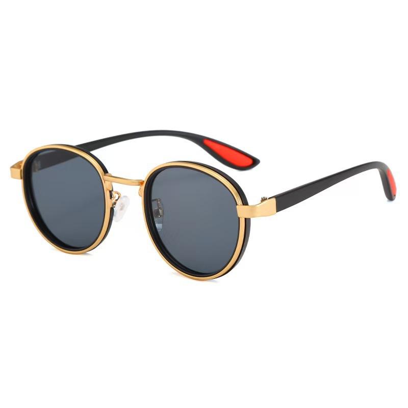 New steampunk sunglasses European and American fashion sunglasses men's sun protection travel hip-hop glasses
