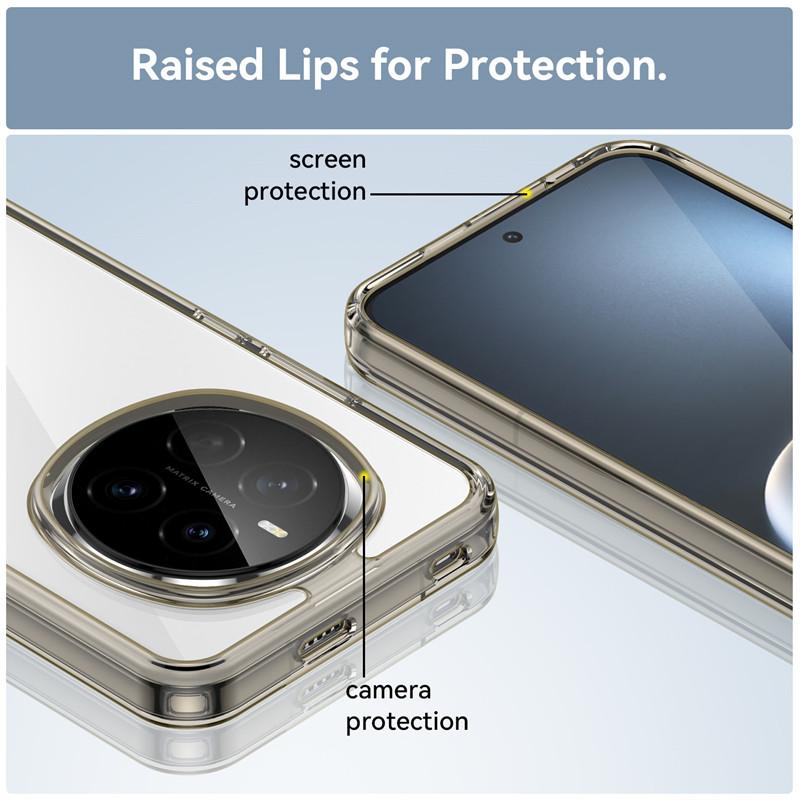 For Honor Magic7 Case Honor Magic7 Pro Cover TPU Border Acrylic Backplane Bumper Protective Phone Cases Honor Magic 7 Pro Funda