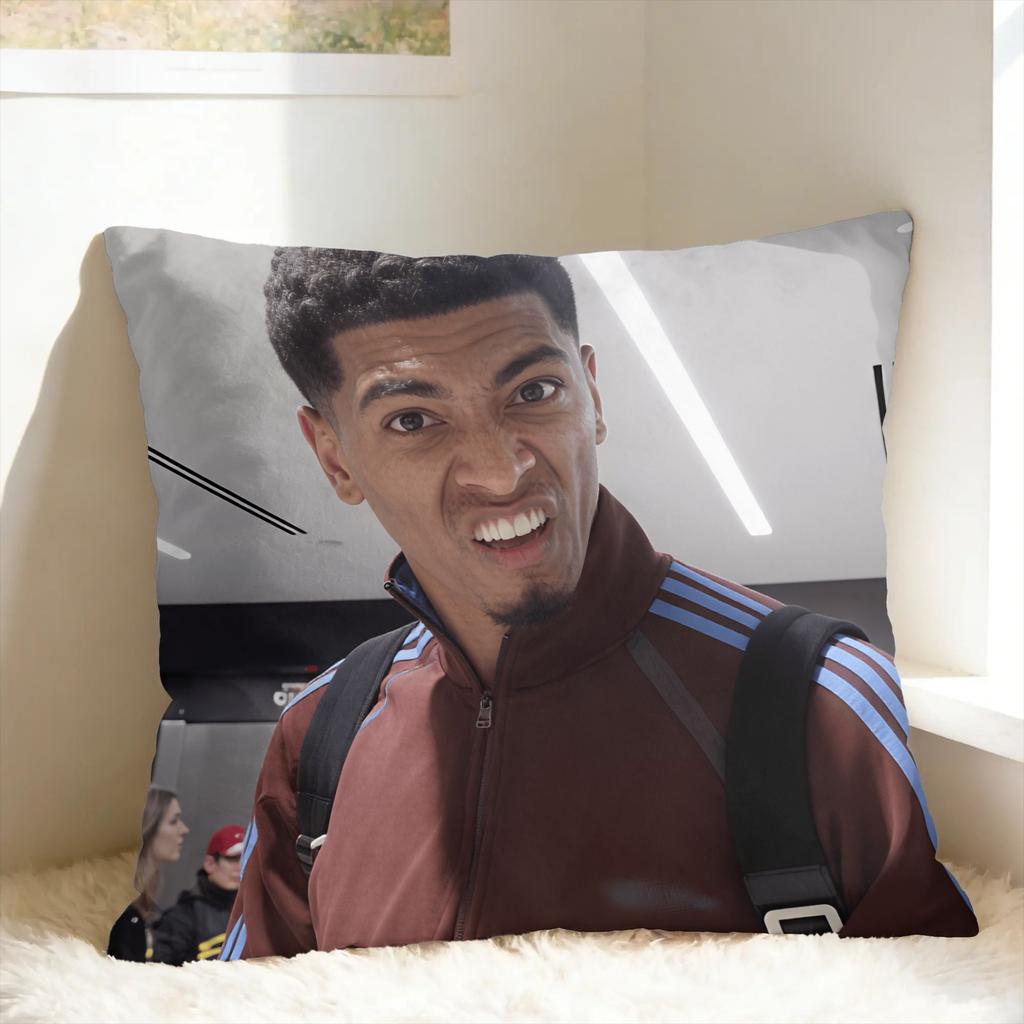 Football J-Jude B-Bellinghams Pillow Cover Morden Pillow Case For Living Room Chair Comfy Pillowcases Gift