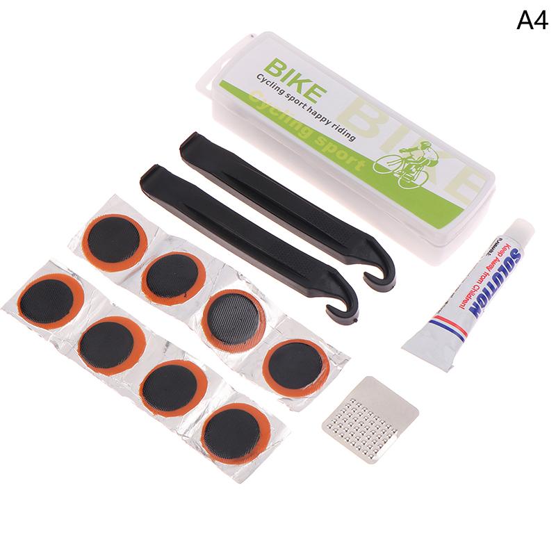 

Bicycle Flat Tire Repair Kit Tool Glue-Free Portable Rubber Fetal Repair Bike Inner Tube Puncture Patch Repair Tools
