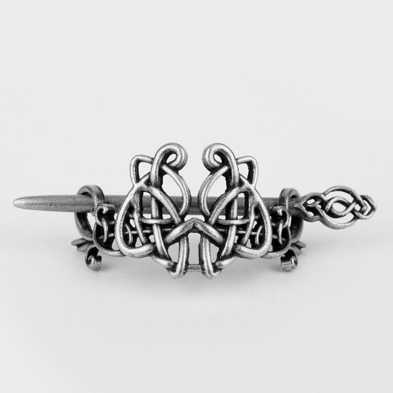 European & American Retro Celtic Knot Hairpin - Metal Crown Updo Clip