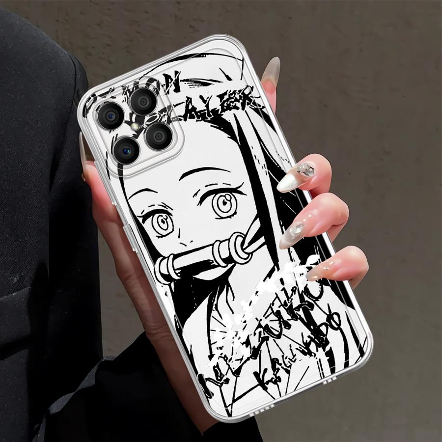 D-Demon S-Slayer Anime Case for Honor X8b X9b X9a 90 Lite X8a X8 X7b Soft Phone Cover
