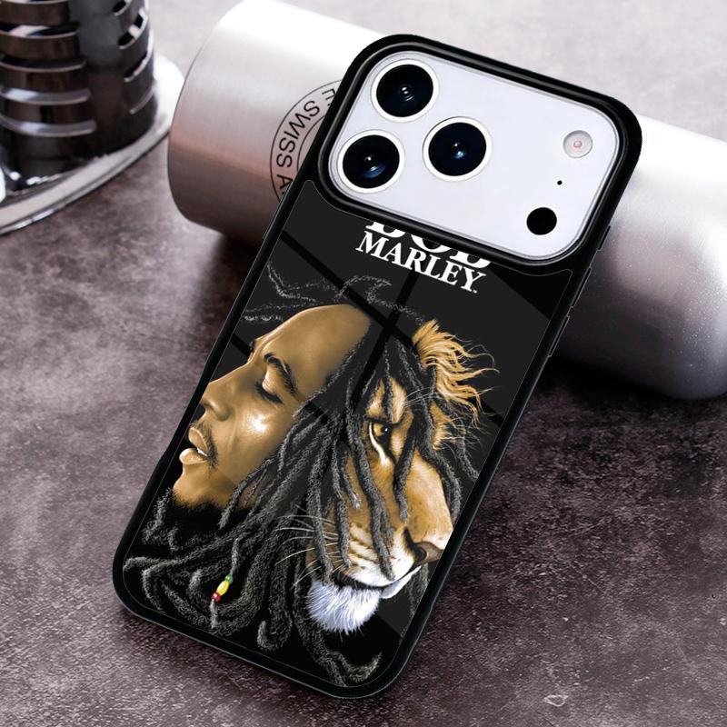 Bob Marley Rasta Lion Phone Case For iPhone 17 16 15 14 13 12 11 Pro Max Plus 17Air Soft Silicone Cover iPhone17