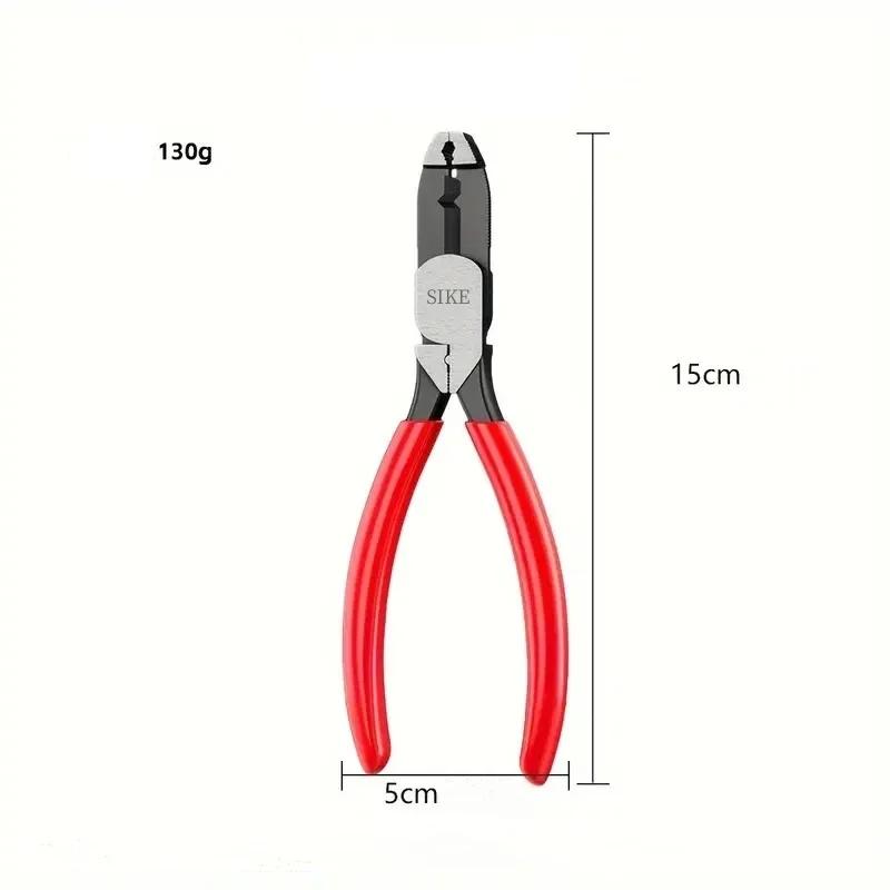 

Multi-Disassembly Pliers Rust Cutting Removal/Anti-Slip/Damage And Cutting Crimping Screwdriver Quick Wire Removal Nailer красный