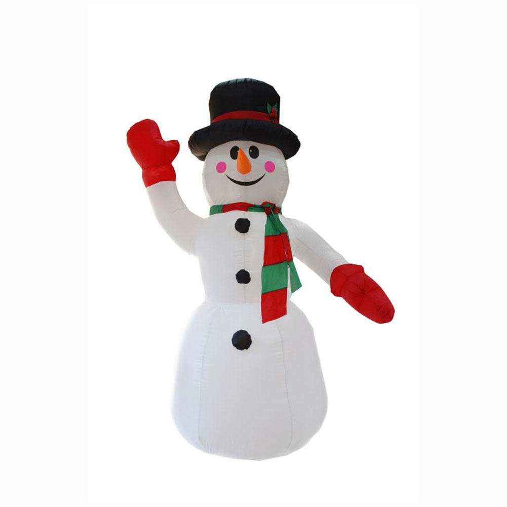 8 FT Height Inflatable Snowman for Christmas Home Yard Ornaments Stage Prop American Plug