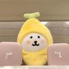 Self-Deprecating Bear Head Cover Accessories 10Cm Cotton Doll Accories Creative Funny Cute Toy