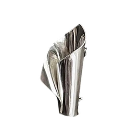

Brooch Retro Kettle Shape Wedding Three-dimensional Brooch with Imitation Golden Metal Texture Real Flower Insert Coat Scarf Hair Bag Accessory A серебряный