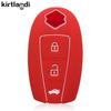 Silicone Key Cover Remote Car Key Case for SUZUKI Grand Vitara 2021 Swift Sport SX4 S-CORSS 2 Button Car Accesories Holder