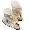 New summer bow fashion ballet pleated mid-tube boots niche design cool boots children