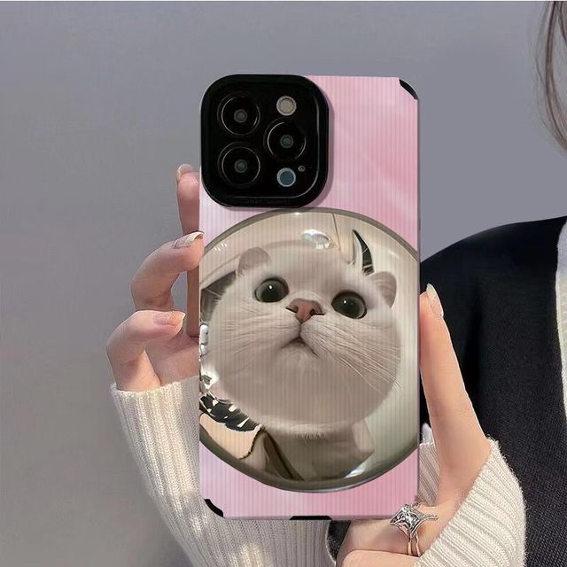 

Чехол для телефона с милым котом для Iphone 14 Pro Max 11 13 12, защита камеры, противоударный силиконовый чехол для Iphone Xr Xs Max X 8 Plus 7 6 iphone 6s 6