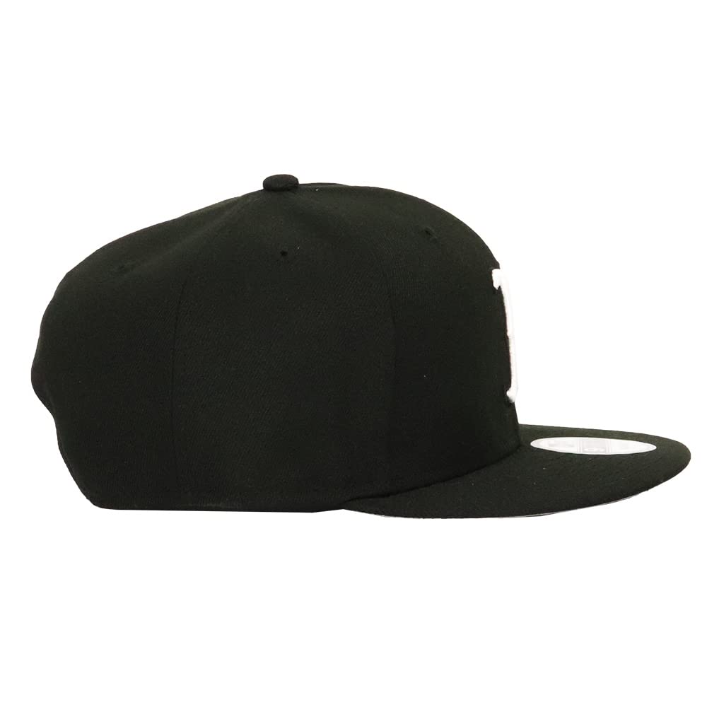 [New Era] 9FIFTY Cap for Men, Major League Baseball, Boston Red Sox, Black x White, Black [Used]