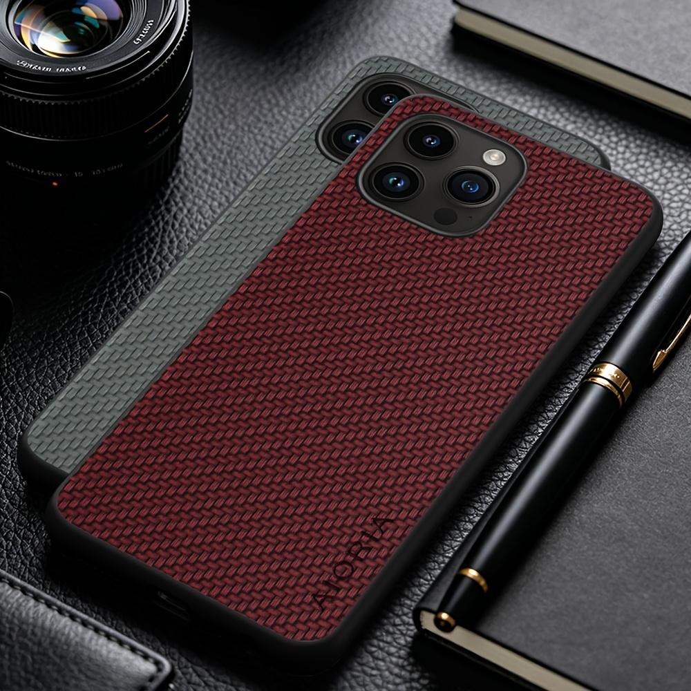 Phone Case: New Fashion Phone Case for iPhone 15 14 13 Pro Max Plus Business Casual Faux Synthetic Leather Phone Cover