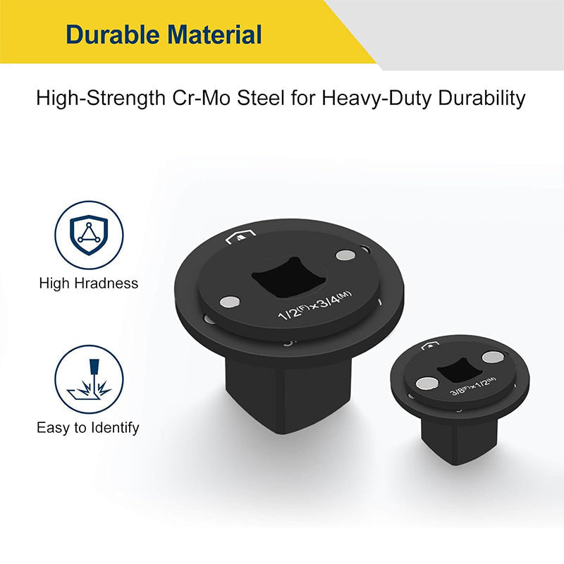 Tools for Confined Spaces Low Profile Impact Socket Adapter Set  Drive Ratchet Adapter Set of 4pcs