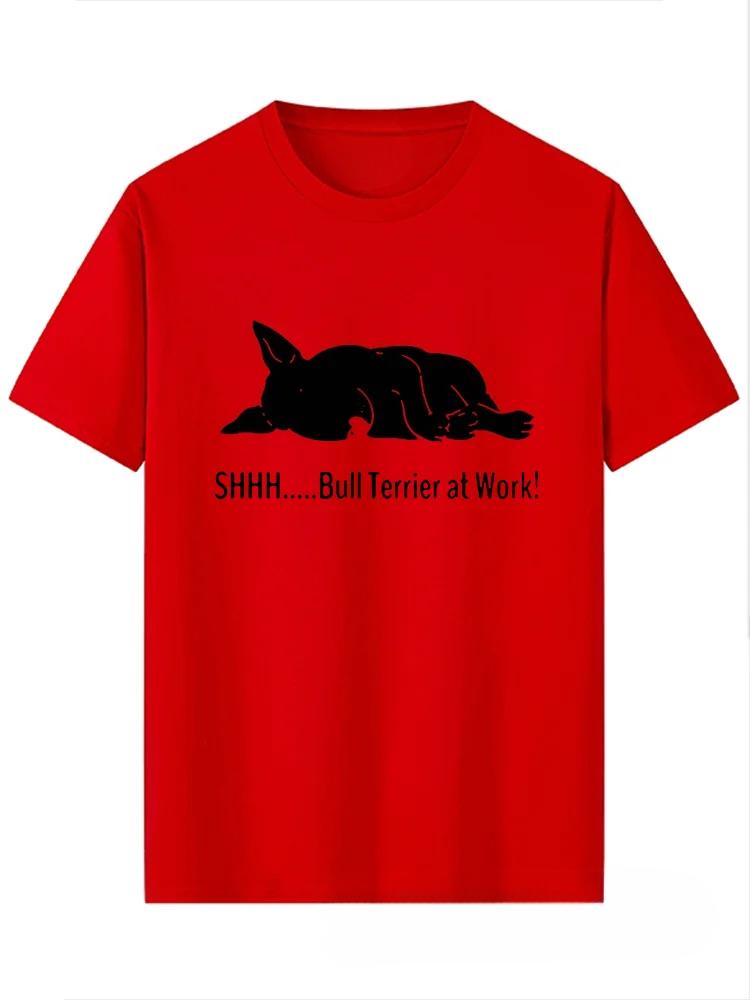 Bulldog At Work T-shirt - Fun Pattern Fashionable New Short-Sleeve Crew Neck T-Shirt Summer Streetwear Graphic T Shirts Y2K Top Unisex