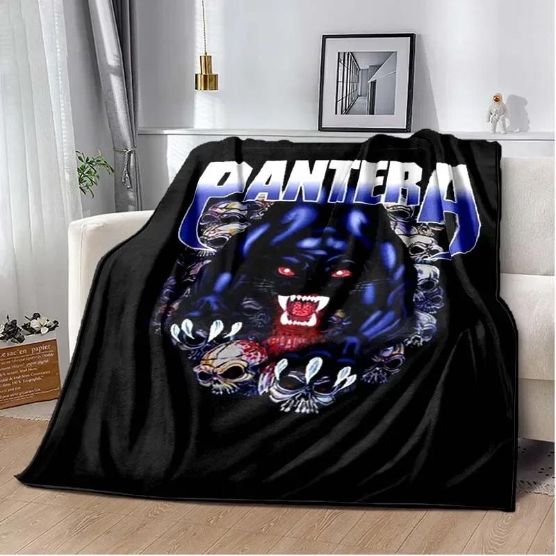 Κουβέρτα US Pantera Band Πόστερ Dimebag Darrell Τυπωμένη, για Σαλόνι, υπνοδωμάτιο, σπίτι, αυτοκίνητο, γραφείο, Δώρο για φίλο, εσύ Αγαπάς