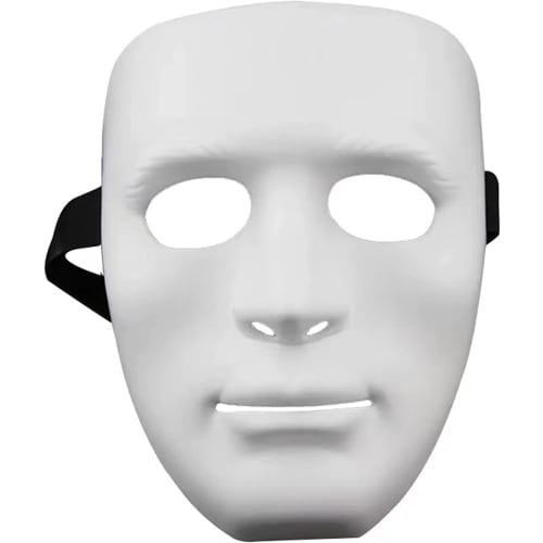 

OscitY Popular YouTuber s Raphael Dance Mask, Perfect for Survival Games, Hip Hop Dance, and Cosplay (Color: White)