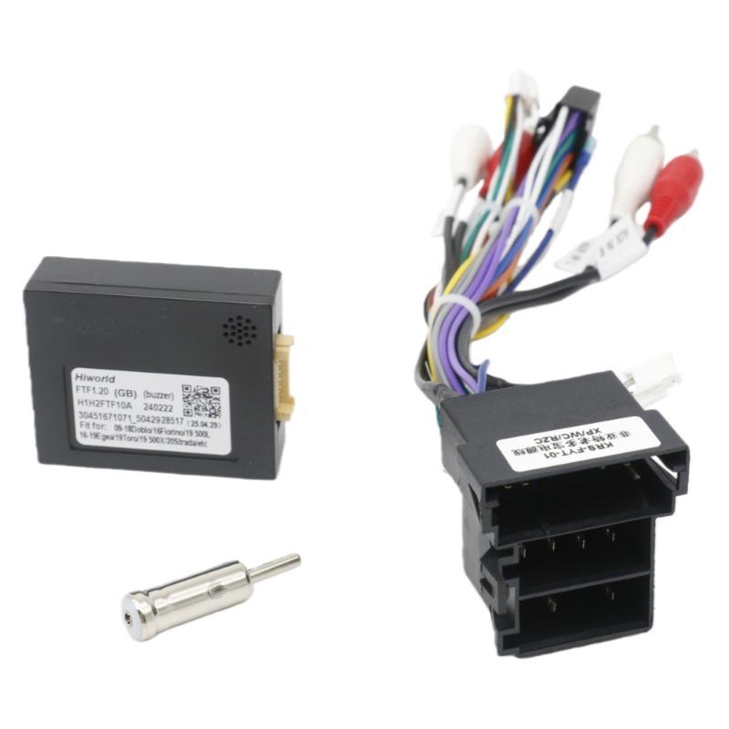 16 Pin Car Android CANBUS Wiring Harness For Fiat Doblo Punto Uno 500 Lancia Delta ISO Cable Adapter Plug and Play