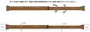 Strong Tension Rod, Telescopic Rod, Tension Pole [Wood Grain Brown, Width 45-70cm [1 Piece]]