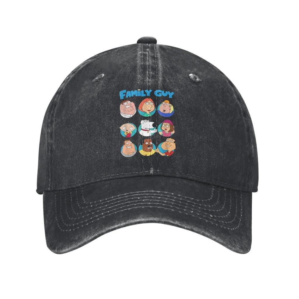 Roger Ricky Spanish Families Cartoon Baseball Cap For Men Women Distressed Washed Headwear Unstructured Caps