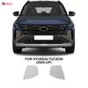Para Hyundai Tucson N Line 2025 Pegatina Precortada para Faros Traseros Espejos Retrovisores Pilares B C Película Protectora de Pintura Antiarañazos TPU Transparente