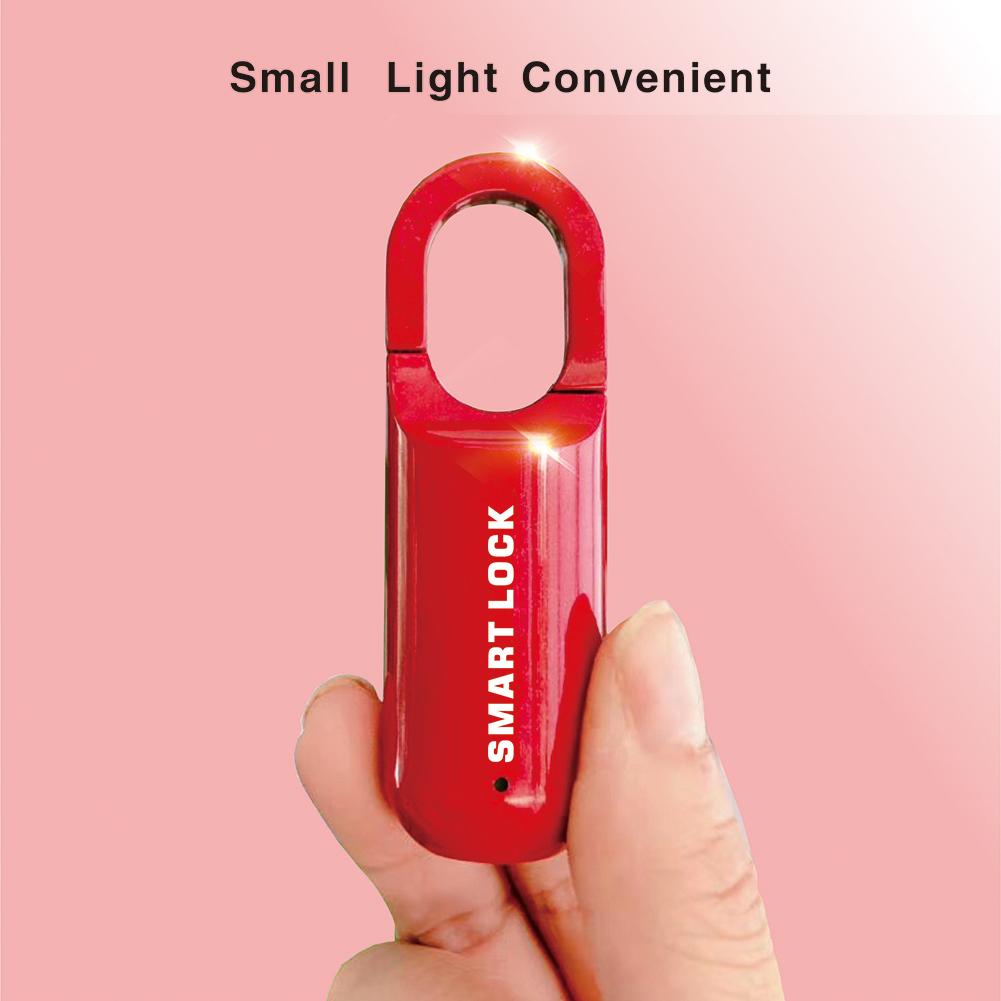 M01 Fingerprint Padlock USB Smart Cabinet Keyless Home Travel Case Drawer Lock  Anti Theft Multi Function Lock Zinc Alloy Lock