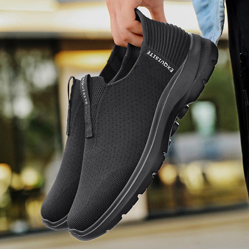 Men's Walking Shoes Summer Casual Sneakers Outdoor Breathable Slip-on Comfortable Mans Shoes Zapatos Para Hombres Zapatillas