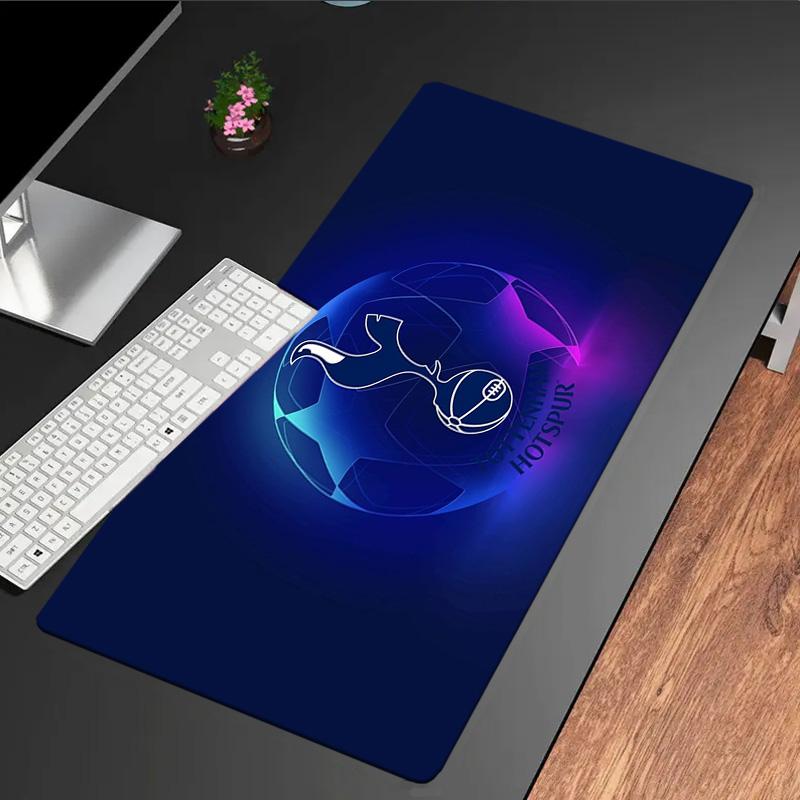 Tottenham Hotspur Crest mouse pad, rubber base, esports desk mat, mouse pad for gamers and office use, gaming desk , easy to clean mat