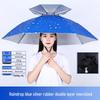 Large Folding Fishing Hat Umbrella for Adults & Kids – Unisex Outdoor Headwear with Prints
