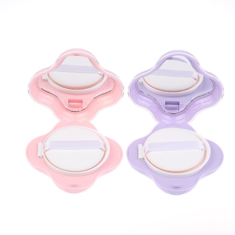 Air Cushion Foundation Diy Box Mini Cute Empty Puff Box Portable Mirror For Bb Cream Cosmetic Makeup Case Container With Sponge
