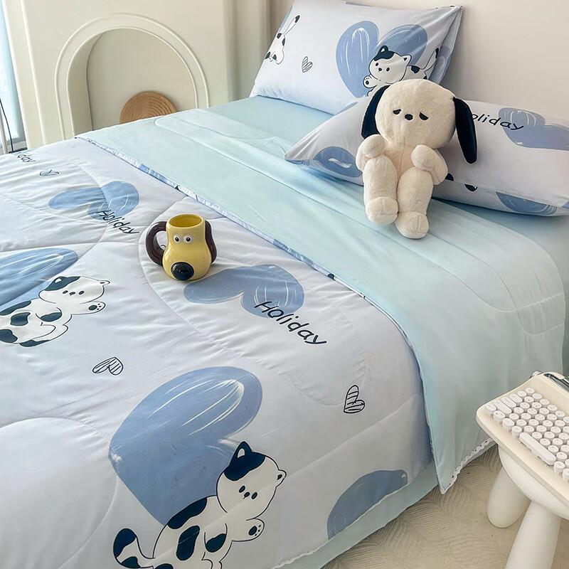 Aosimeng Kids Washed Cotton Summer Quilt