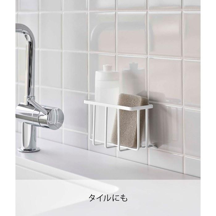 Yamazaki Film Hook Storage Rack S White (W15.5 x D8.5 x H10cm) Tower - Sponge Holder