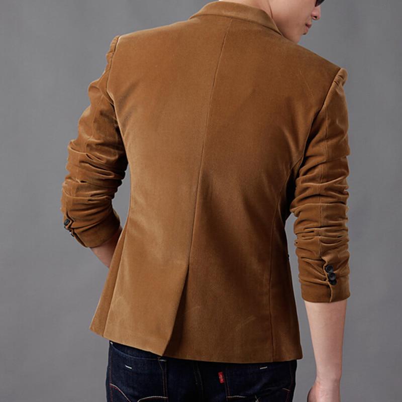 Fashion Brand Blazer British 'S Style Casual Slim Fit Suit Jacket Male Blazers Men Coat Terno 