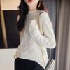 Women Sweater 100% Wool MODERN NEW SAGA Knit Pullover O-neck Thick Winter Jumpers Female Knit Tops