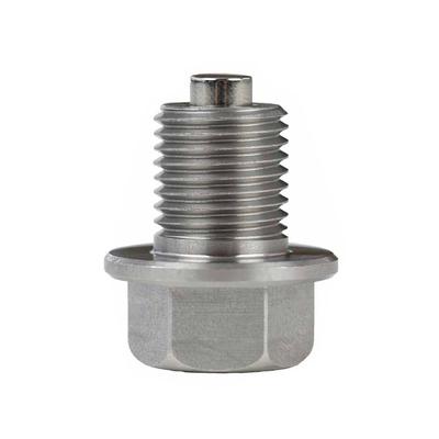 Neuer M14x1.5 Edelstahl Motoröl-Ablassschraube Mit Magnet Für Hyundai Kia 652156