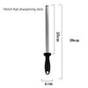 Professional 10/12 Inch Diamond Sharpener Stick Quick Double Sided Whetstone Stone with Handle Knife Sharpener Rod Butcher Chef