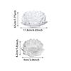 2Pcs Elegant Chinese Glass Lotus Candle Holder Ins Simple Candles Stand  Home Decor