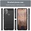 Für Nokia C31 Hülle Abdeckung für Nokia C31 Capas Stoßfest Armor Weich TPU Handy Rückseite Bumper Kohlefaser Für Fundas Nokia C 31 C31