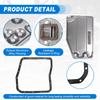 UXCELL A140E Automatic Transmission Filter Kit CVT Oil Cooler Filter Oil Pan Gasket Kit Fit for Toyota Camry 1988-1993