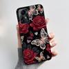 Für ZTE Blade A72S A7050 Hülle Für ZTE Blade V41 Smart Cover Luxus Mode Schmetterling Blume Silikon Weich Schwarz TPU Stoßfänger Schale
