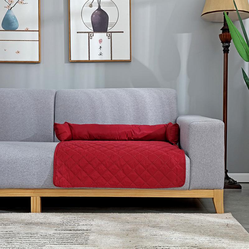 Anti-dirty Pet Sofa Mat Waterproof Anti-slip Dog Cat Couch Slipcover for Living Room Pet Bed Washable Dog Bed Pad Protector Home 75x75x15cm 1pcs