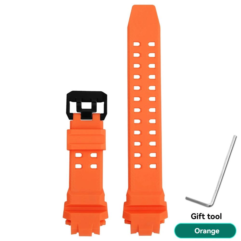 GR-B300 silicone Watchband For G-SHOCK Casio G-SHOCK 5719 GR-B300EC-1APR resin strap bracelet watch accessory free tools For GR-B300