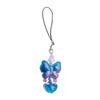 Gradient Butterfly Keychain Pendant Colorful Phone Pendant Cute Heart Charm Phone Chain Bag Accessory for Phone Bag Key