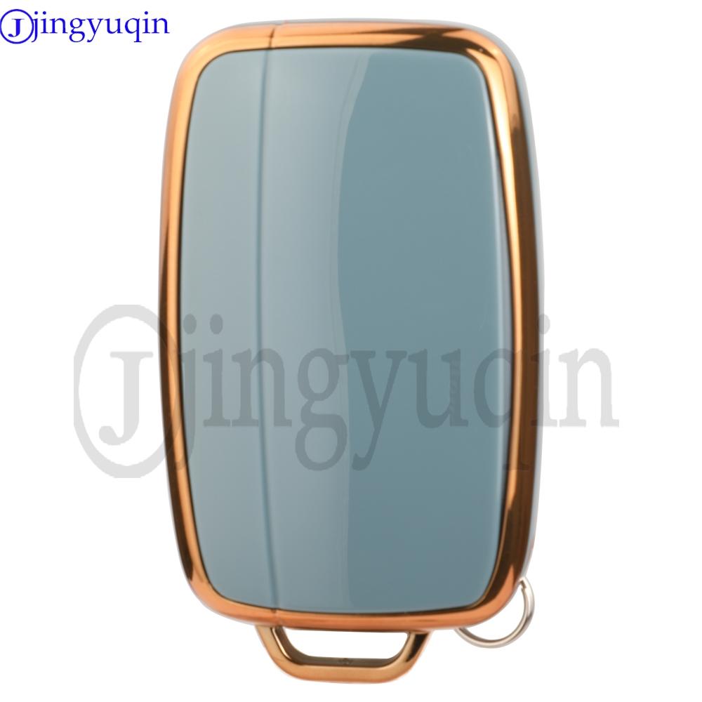 5Buttons TPU Auto Key Shell Case Cover for Land Rover Range Evoque Freelander Velar Discovery 4 Jaguar XE XJ XF Guitar