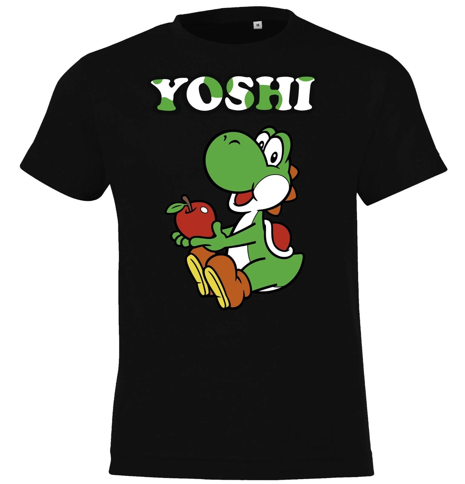 Youth Designz Yoshi Kids kids boys T-Shirt Print Funny Logo Luigi Nerd Mario Gaming Fun 150