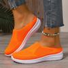 Shoes women's autumn new large size half slippers breathable fashion lightweight versatile women's shoes casual one-pedal mother shoes