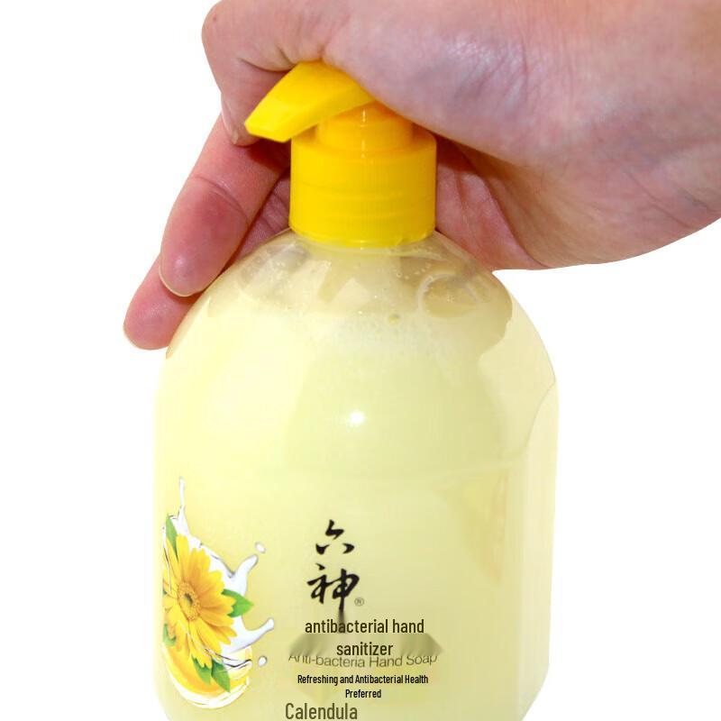 Liu Shen Antibacterial Hand Wash with Calendula Extract, 2 x 500ml