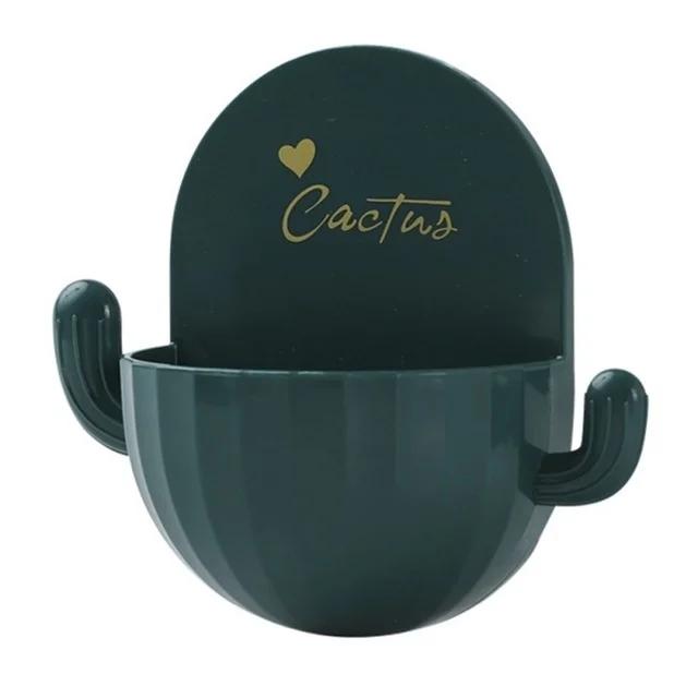 

Кактус Дренаж Мыльница Ванная Мыльница Доска Для Хранения Бесплатная Дырокол Принадлежности Для Ванной darkgreen